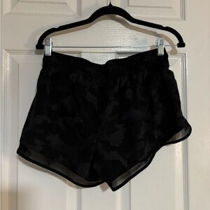 Medium 90 Degree by Reflex Black Camo Athletic Shorts